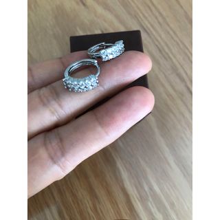 ジュエリーツツミ(JEWELRY TSUTSUMI)の【新品】 フープ　ピアス　silver(ピアス(両耳用))