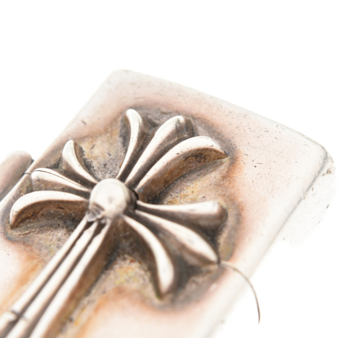 CHROME HEARTS クロムハーツ ZIPPO LIGHTERZ-V2 スモールCHクロスナロージッポライター シルバー