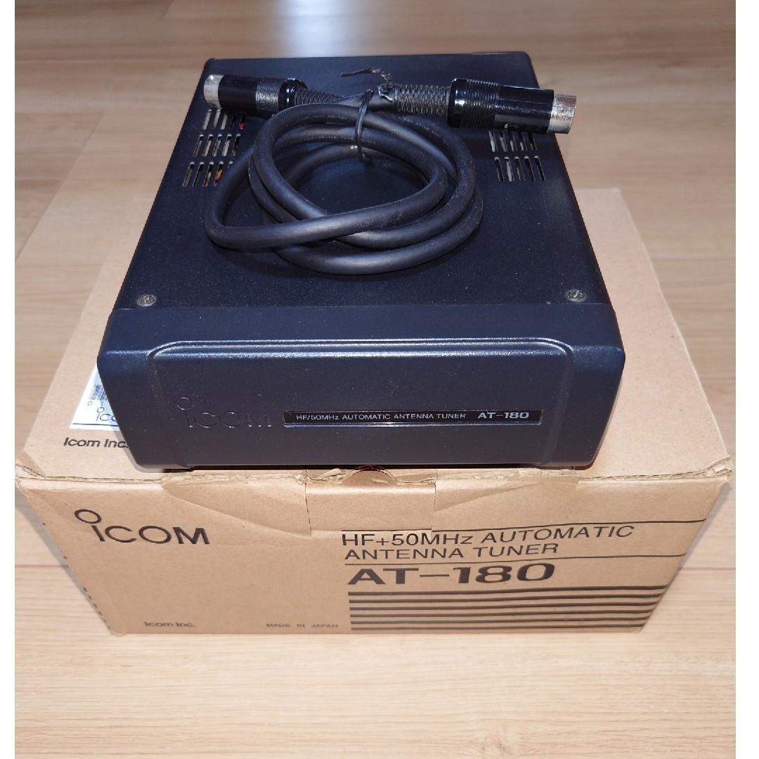 ICOM　アイコム　アンテナチューナー　AT-180　制御ケーブル付AT-180