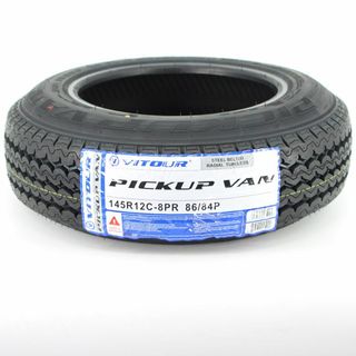 145R12 8PR 新品未使用 タイヤ 4本セット 送料無料!12インチの通販