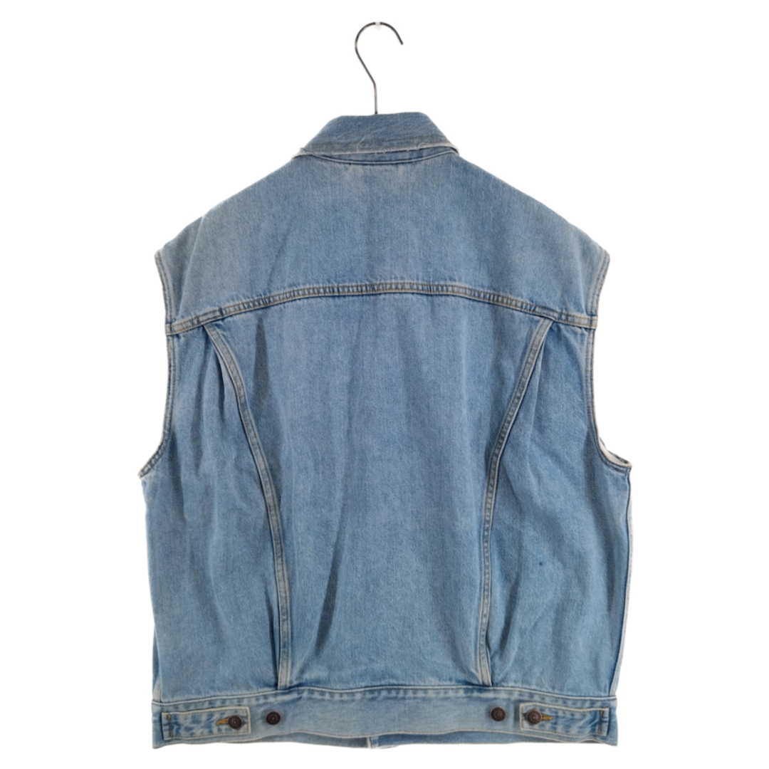 Gucci(グッチ)のGUCCI グッチ 20AW STONE-BLEACHED VEST GGパッチデニムベスト インディゴ 623944 XDA85 メンズのトップス(ベスト)の商品写真