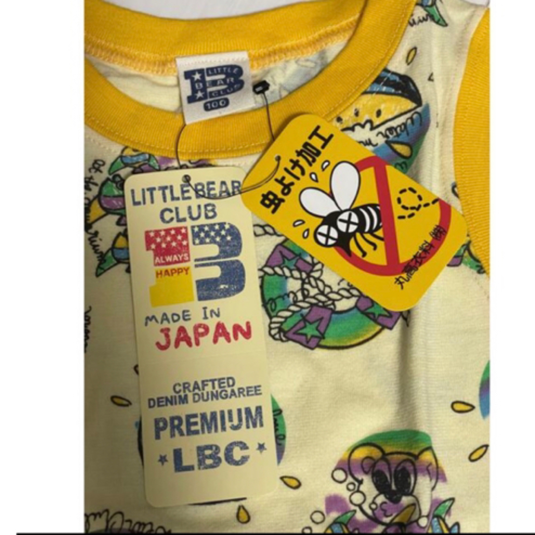 ⚫️【新品・未使用】　リトル　ベアー　クラブ キッズ　タンクトップ　 100 キッズ/ベビー/マタニティのキッズ服男の子用(90cm~)(Tシャツ/カットソー)の商品写真