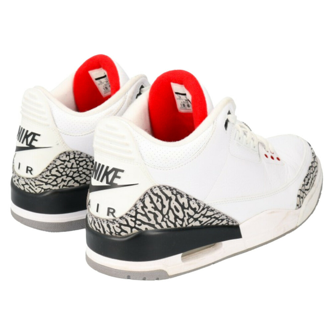 NIKE ナイキ AIR JORDAN 3 RETRO 88 Dunk Contest エアジョーダン3 レトロ ホワイト セット 88 ダンク コンテスト ハイカットスニーカー ホワイト US12/30cm 580775-160