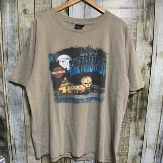 Harley Davidson - 古着 ハーレーダビッドソン Harley-Davidson 両面