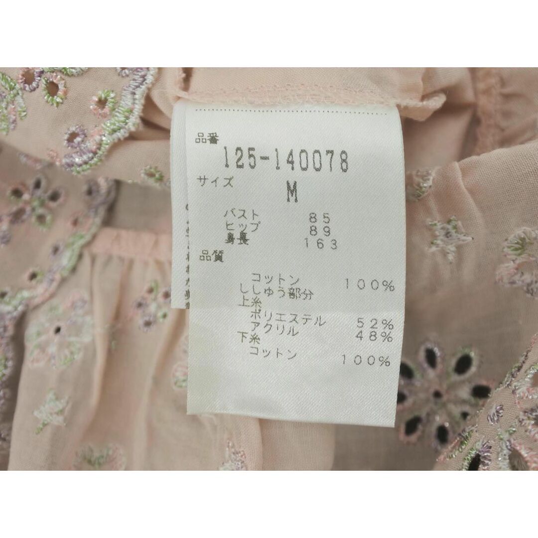 JILLSTUART(ジルスチュアート)のジルスチュアート オフショルダー 刺繍 ワンピース sizeM/ピンク ■◆ レディース レディースのワンピース(ミニワンピース)の商品写真