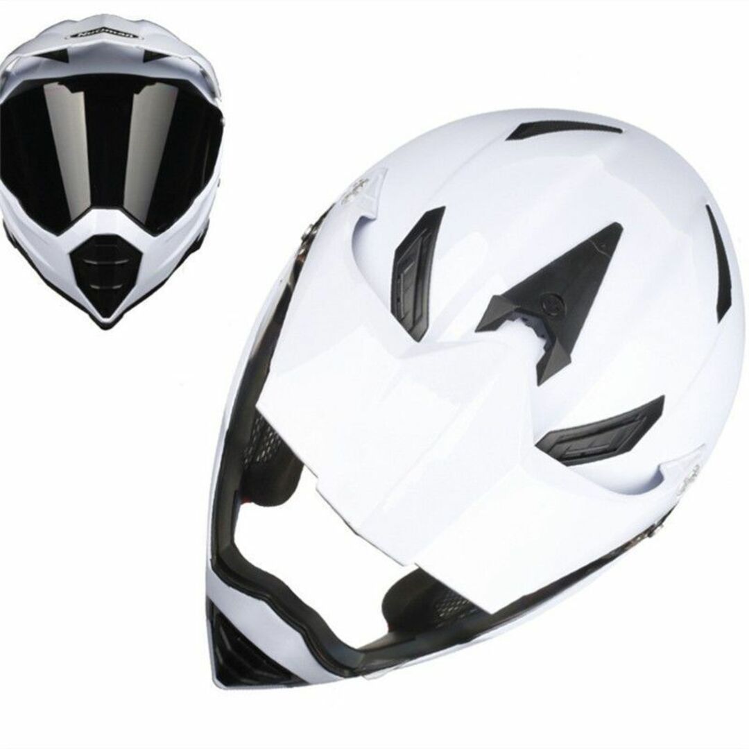美品！フルフェイスヘルメット　ホワイト　XXL（63-64cm）