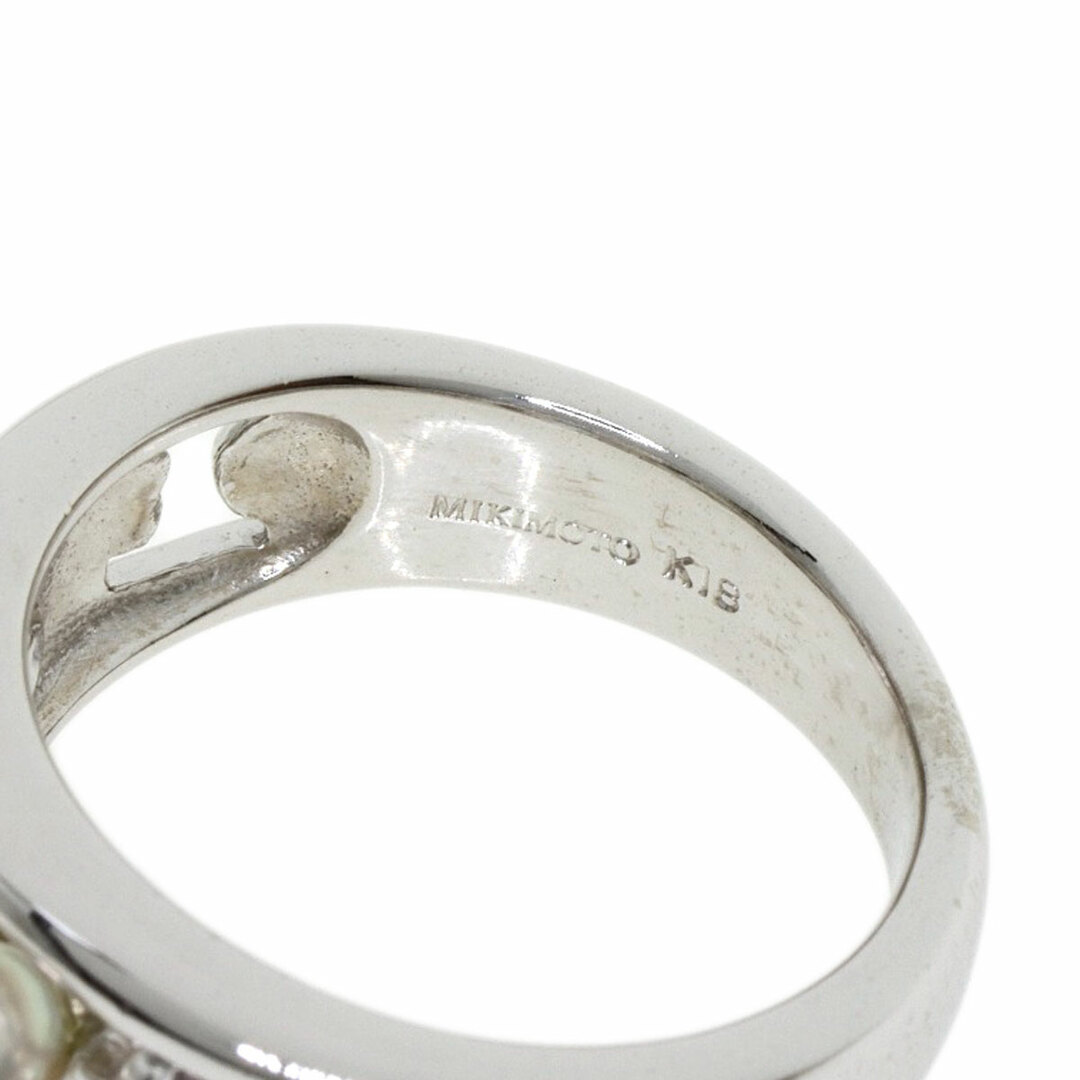 MIKIMOTO(ミキモト)のMIKIMOTO パール 真珠 リング・指輪 K18WG レディース レディースのアクセサリー(リング(指輪))の商品写真