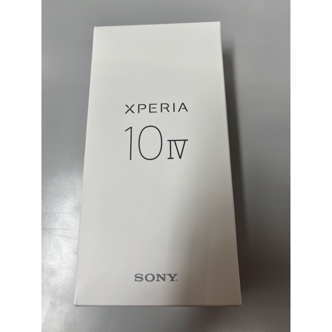 【新品未開封・未使用】Xperia 10 IV ブラック　黒　128GBスマートフォン