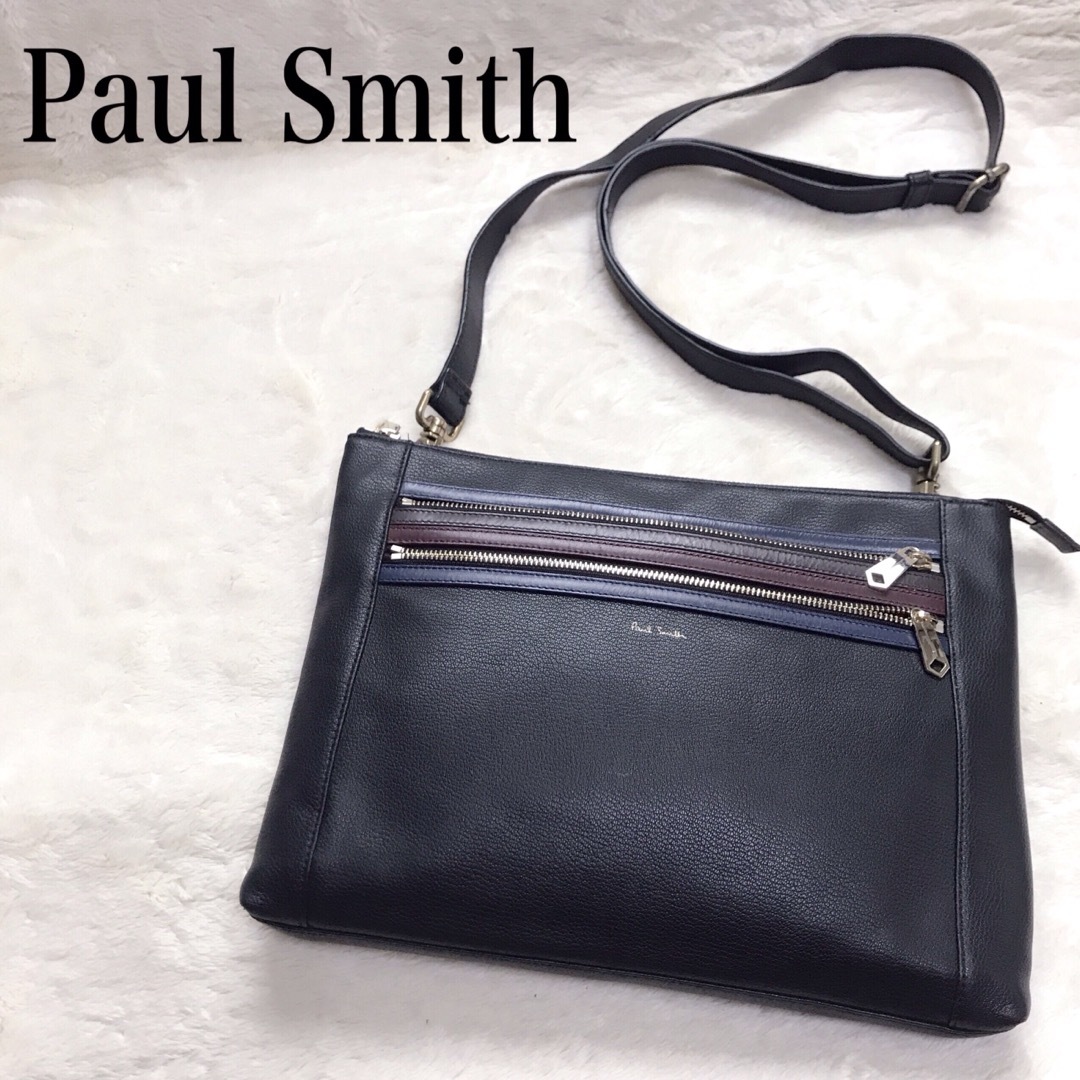 未使用　PaulSmithポールスミス　ショルダーバッグ　クラッチ　2WAY