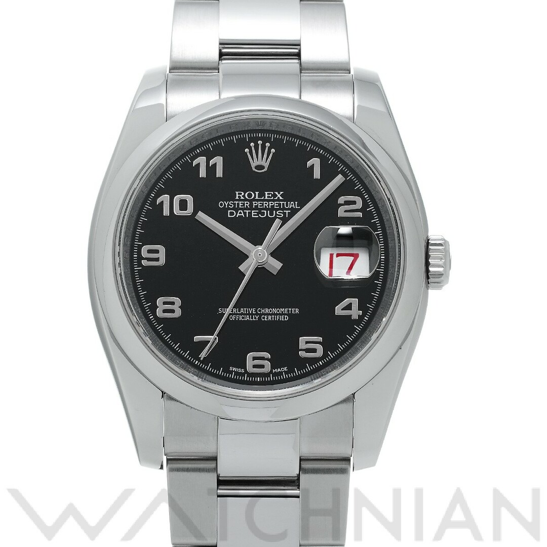 ロレックス ROLEX 116200 D番(2006年頃製造) ブラック メンズ 腕時計 ...