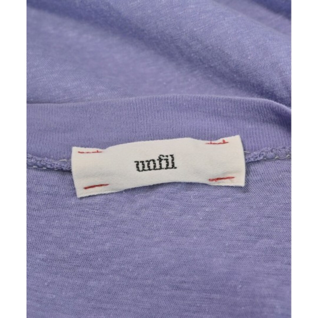 unfil アンフィル Tシャツ・カットソー 0(XS位) 紫 【古着】【中古】