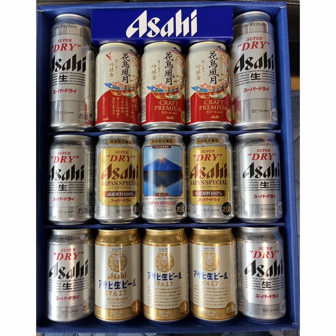 アサヒ(アサヒ)のアサヒビール4種セット　AJP−4 食品/飲料/酒の酒(ビール)の商品写真