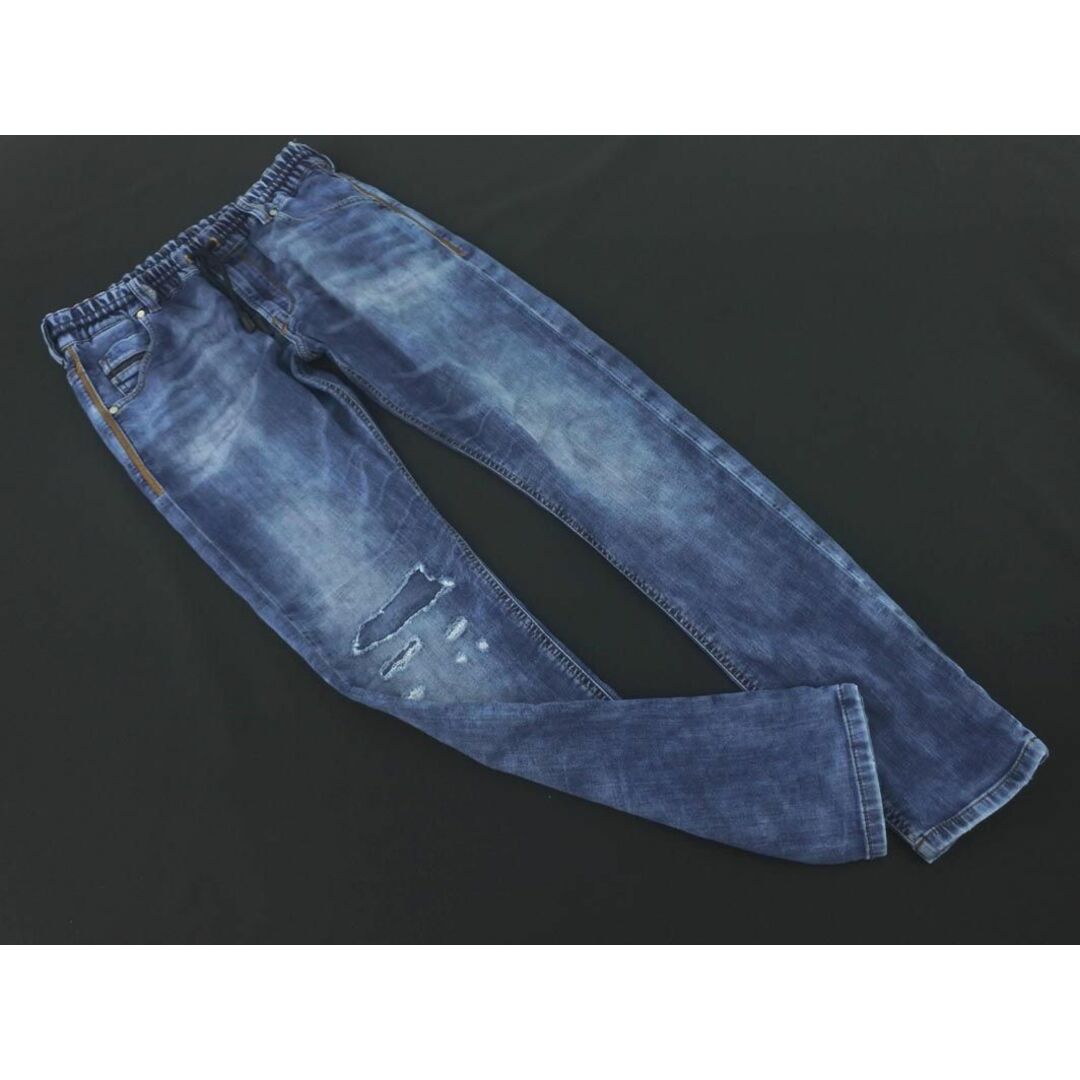 Boyfriend Krailey Joggjeans デニムパンツ ダークブルー ダメージ加工
