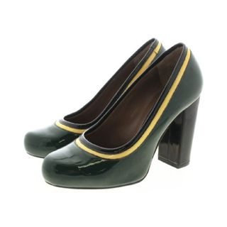 マルニ(Marni)のMARNI マルニ パンプス EU36(22.5cm位) 緑系 【古着】【中古】(ハイヒール/パンプス)