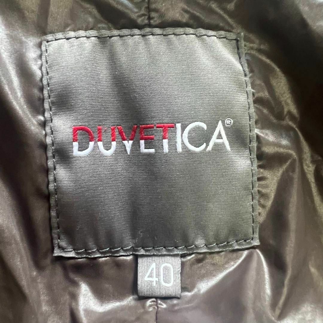 【良品】DUVETICA ダウンコート タヌキファー 40 ANDROCLEAダウンコート