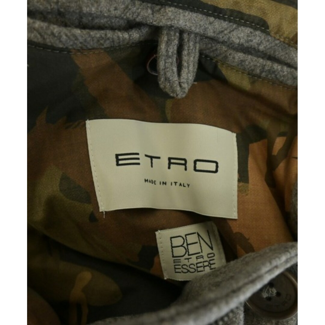 ETRO - ETRO エトロ ブルゾン（その他） S グレー系x黒(総柄) 【古着