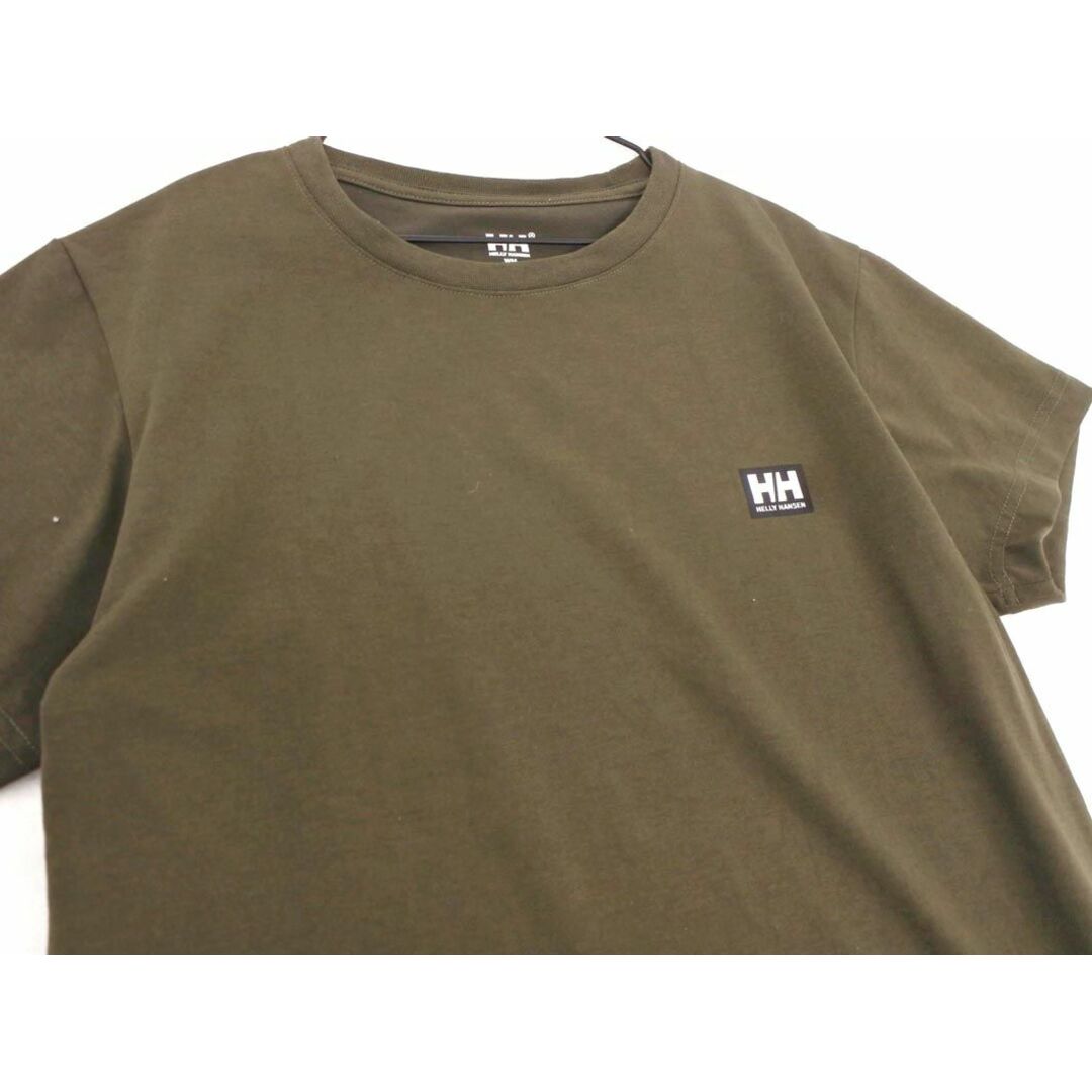 HELLY HANSEN(ヘリーハンセン)のHELLY HANSEN ヘリーハンセン HOEV62003 ロゴ Tシャツ sizeM/カーキ ■◆ レディース レディースのトップス(Tシャツ(半袖/袖なし))の商品写真