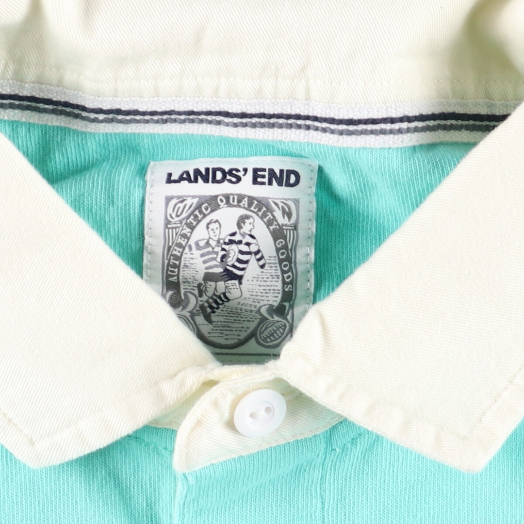 LANDS' END 長袖 ラガーシャツ メンズL /eaa357291