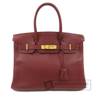 エルメス(Hermes)のHERMES バーキン30 レッド ゴールド金具 ハンドバッグ エプソン レディース(ハンドバッグ)