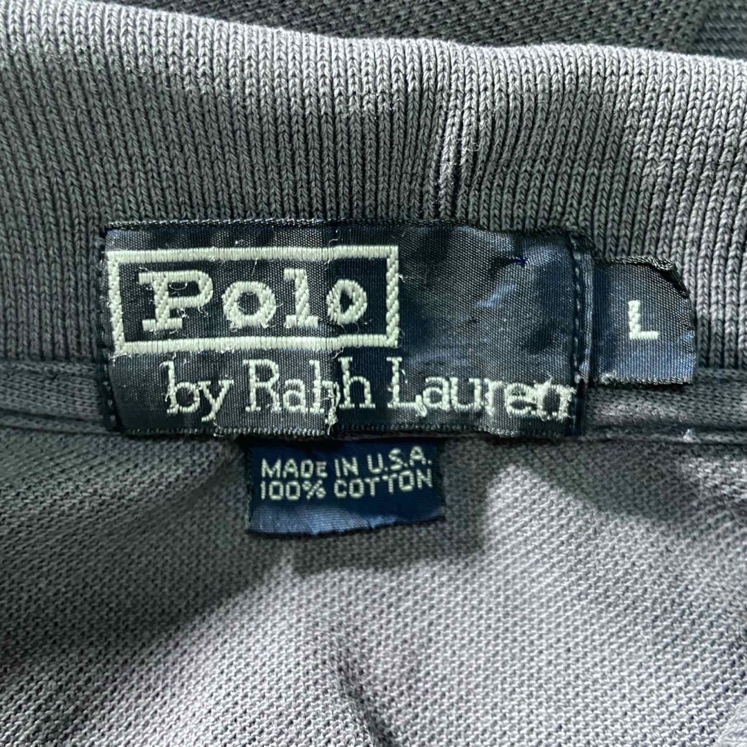 POLO RALPH LAUREN(ポロラルフローレン)の90s USA製 Polo by Ralph Lauren ポロシャツ L メンズのトップス(ポロシャツ)の商品写真