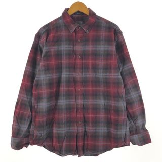 ペンドルトン(PENDLETON)の古着 ペンドルトン PENDLETON チェック柄 長袖 ボタンダウン フランネルシャツ メンズL /eaa357571(シャツ)