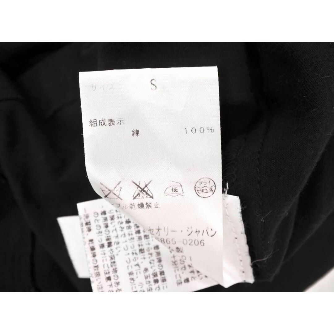 theory(セオリー)のtheory セオリー ロールアップスリーブ カット Aライン ワンピース sizeS/黒 ■◆ レディース レディースのワンピース(ミニワンピース)の商品写真