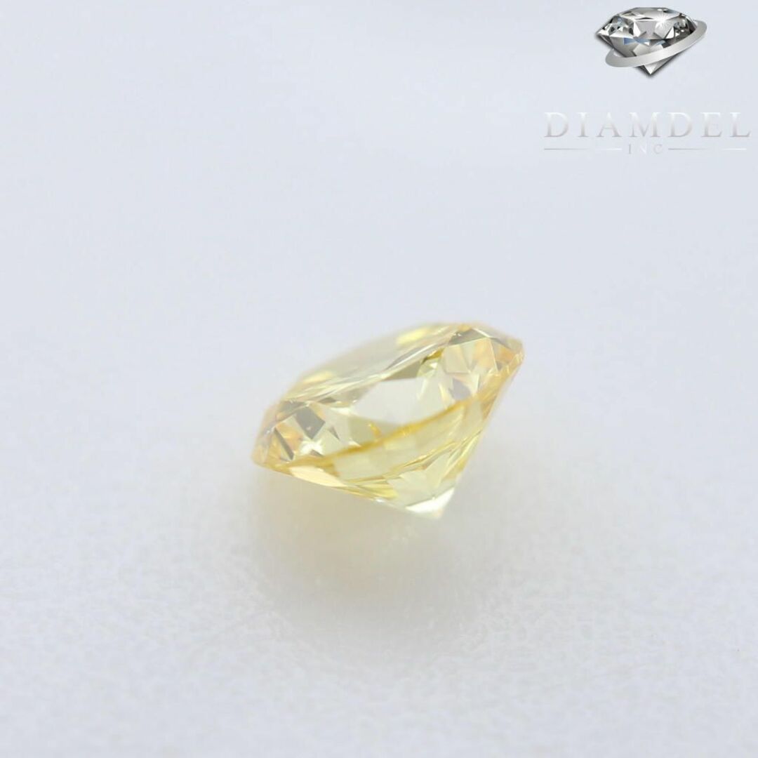 イェローダイヤモンドルース/ FANCY YELLOW/ 0.056 ct.-