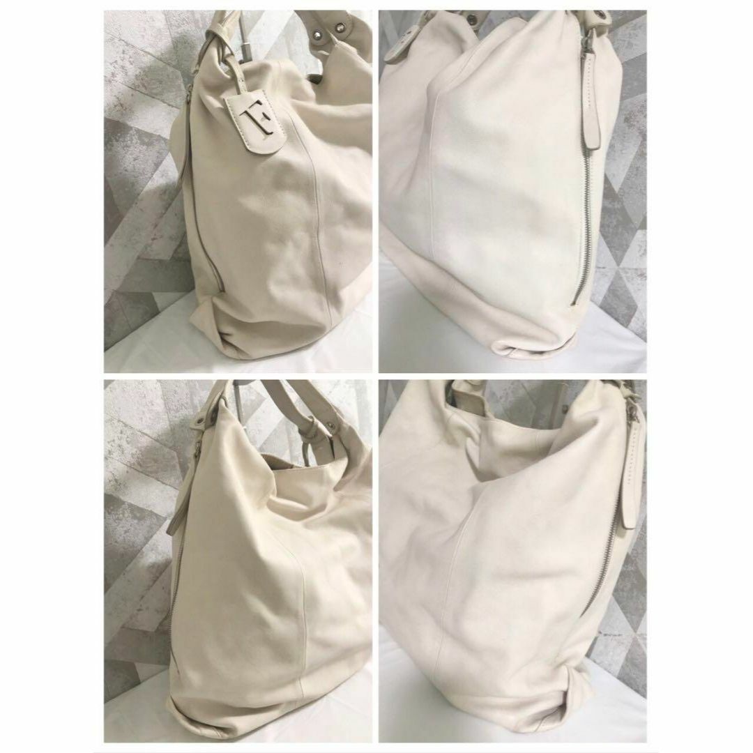 FURLA フルラ エリザベス 2WAY ショルダー ハンドバッグ ホワイト 9