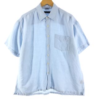 ノーティカ(NAUTICA)の古着 ノーティカ NAUTICA 半袖 リネンシャツ メンズXXL /eaa357277(シャツ)