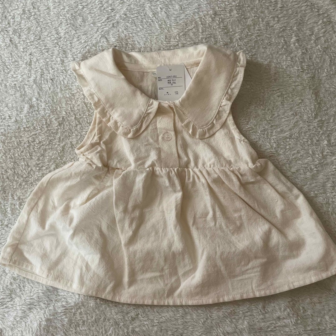 petit main(プティマイン)の女の子ブラウス2枚セット  100 キッズ/ベビー/マタニティのキッズ服女の子用(90cm~)(その他)の商品写真