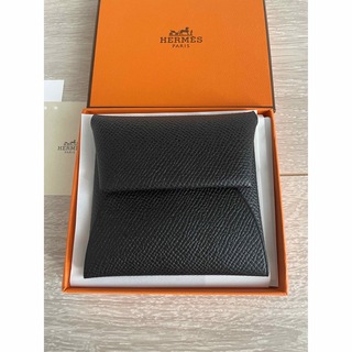 エルメス(Hermes)の【新品】バスティア　黒　コインケース(コインケース/小銭入れ)