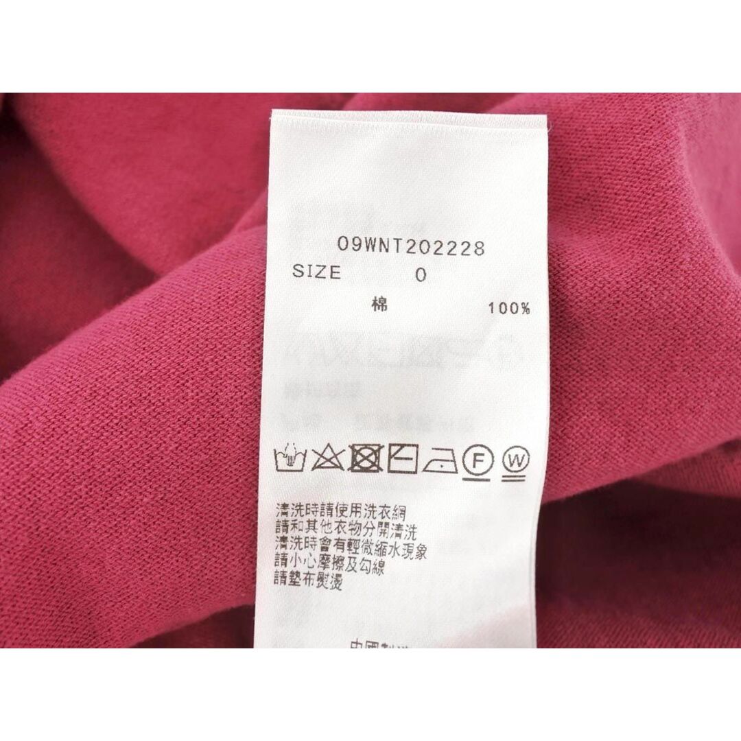 Mila Owen(ミラオーウェン)のミラオーウェン ニット カットソー size0/ピンク ■◆ レディース レディースのトップス(カットソー(半袖/袖なし))の商品写真