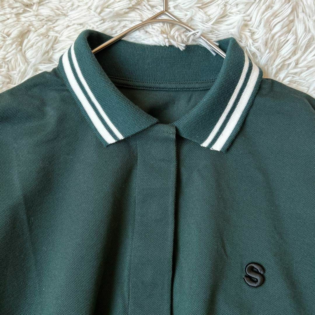 22SS sacai S Pique Polo Shirt S ロゴポロシャツ-