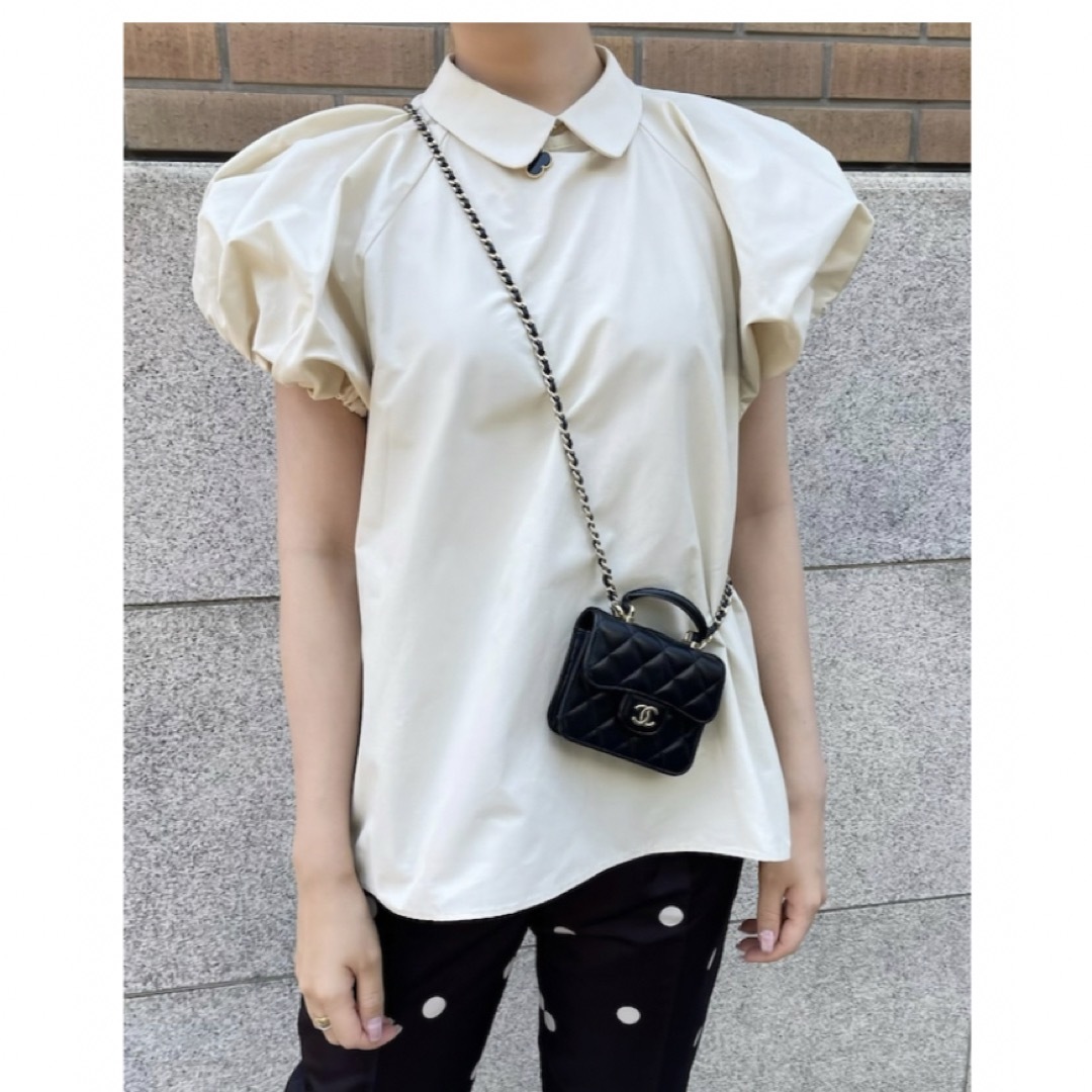 【新品未使用タグ付き】HYEON kinoco blouse / cream