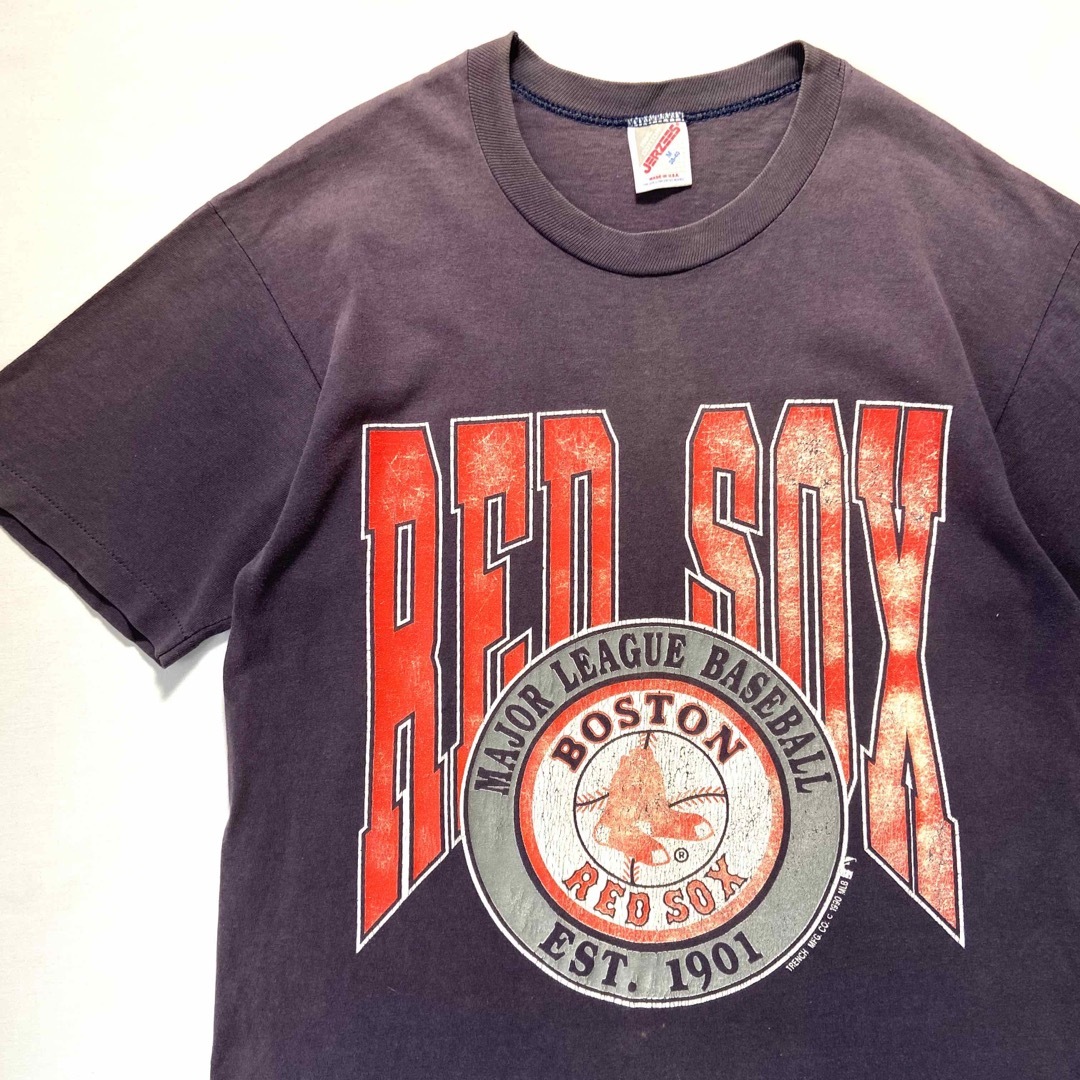 JERZEES(ジャージーズ)の90s USA製BOSTON RED SOX 半袖Tシャツ JARZEES メンズのトップス(Tシャツ/カットソー(半袖/袖なし))の商品写真