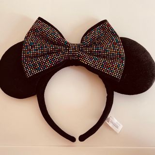 ディズニー(Disney)のミニー♡カチューシャ♡キラキラリボン♡(キャラクターグッズ)