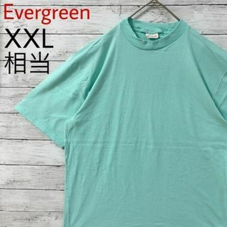 エバーグリーン(EVERGREEN)のi81 US古着　Evergreen　半袖Tシャツ　エバーグリーン　無地　ミント(Tシャツ/カットソー(半袖/袖なし))