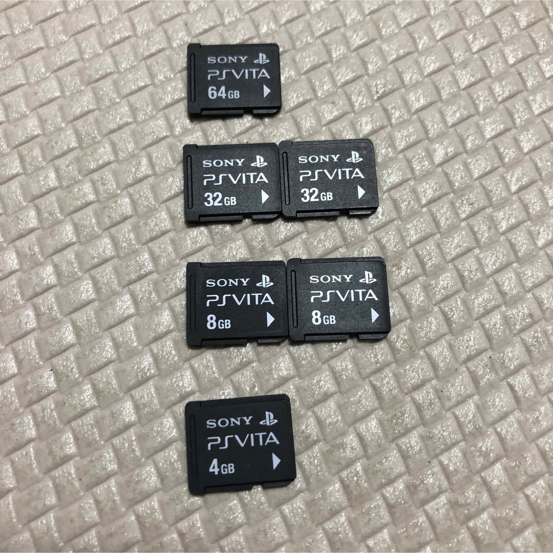 海外輸入 即日発送 PS Vita 純正 メモリーカード セット まとめ 6枚
