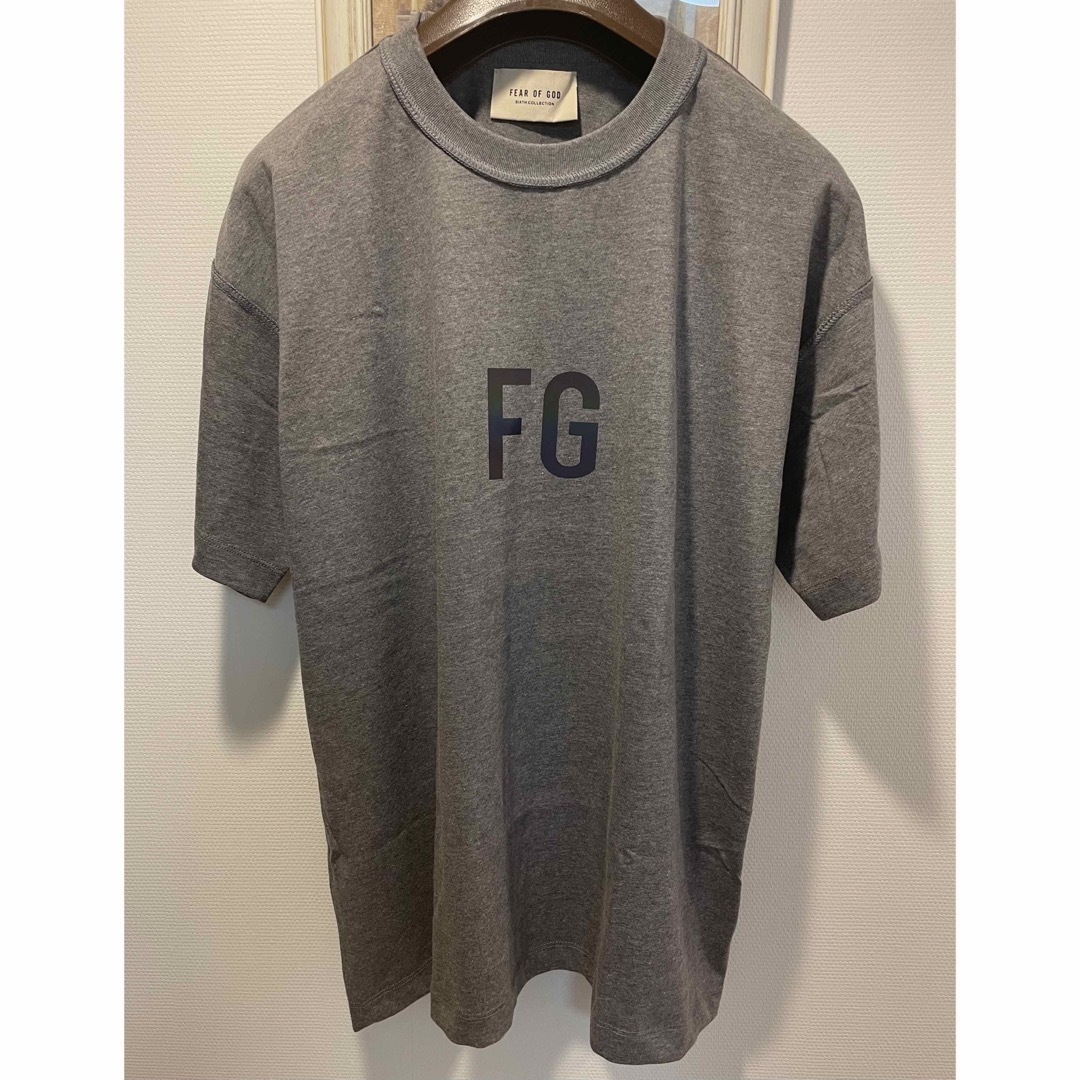 FEAR OF GOD  FG'  Logo Tシャツ/サイズSグレー