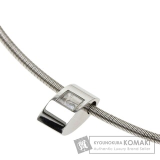 ショパール(Chopard)のChopard ハッピーダイヤモンド ネックレス K18WG レディース(ネックレス)