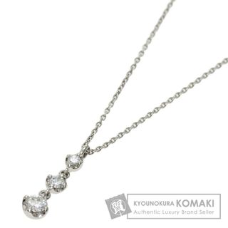 ヨンドシー(4℃)の4℃ トリロジー ダイヤモンド  ネックレス PT850 レディース(ネックレス)