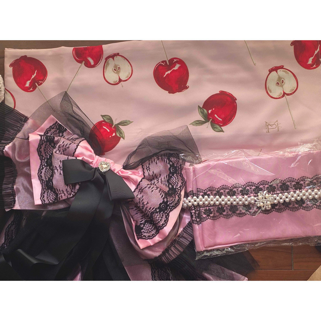 Maison de FLEUR - 即納*3点セットオーダメイド作り帯林檎飴 Maison de FLEUR - 即納*3点セットオーダメイド作り帯林檎飴