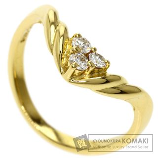 タサキ(TASAKI)のTASAKI ダイヤモンド リング・指輪 K18YG レディース(リング(指輪))