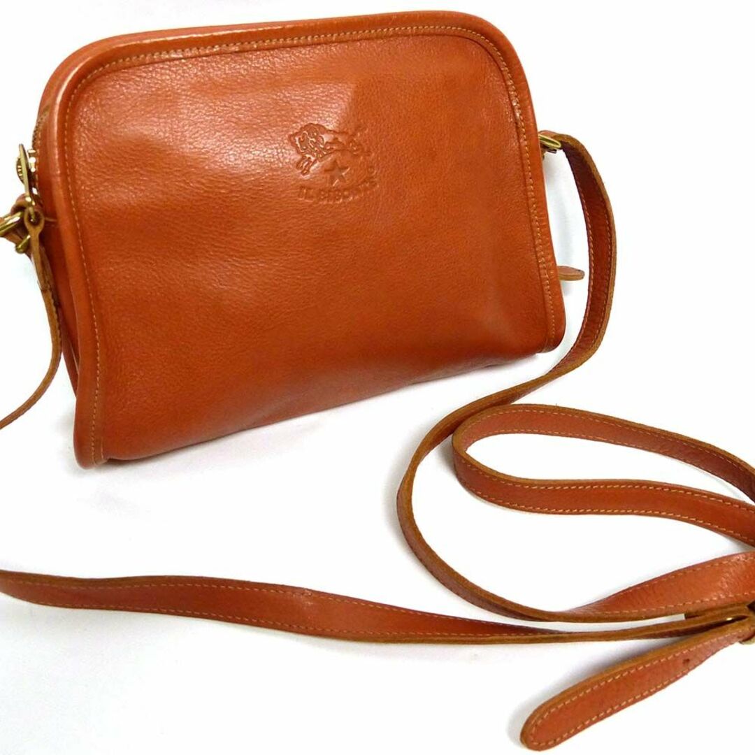 IL BISONTE / イルビゾンテ レザー ショルダーバッグ【中古】 | フリマアプリ ラクマ