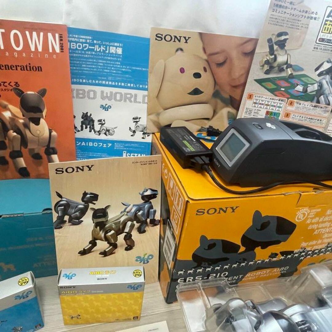 aibo アイボ SONY ERS-210 シルバー バッテリー メモリーの通販 by