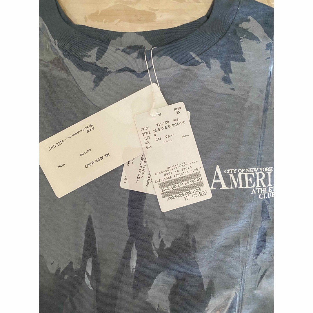 L'Appartement DEUXIEME CLASSE(アパルトモンドゥーズィエムクラス)の【Americana/アメリカーナ】 ATHLETIC CLUB T-SH レディースのトップス(Tシャツ(半袖/袖なし))の商品写真