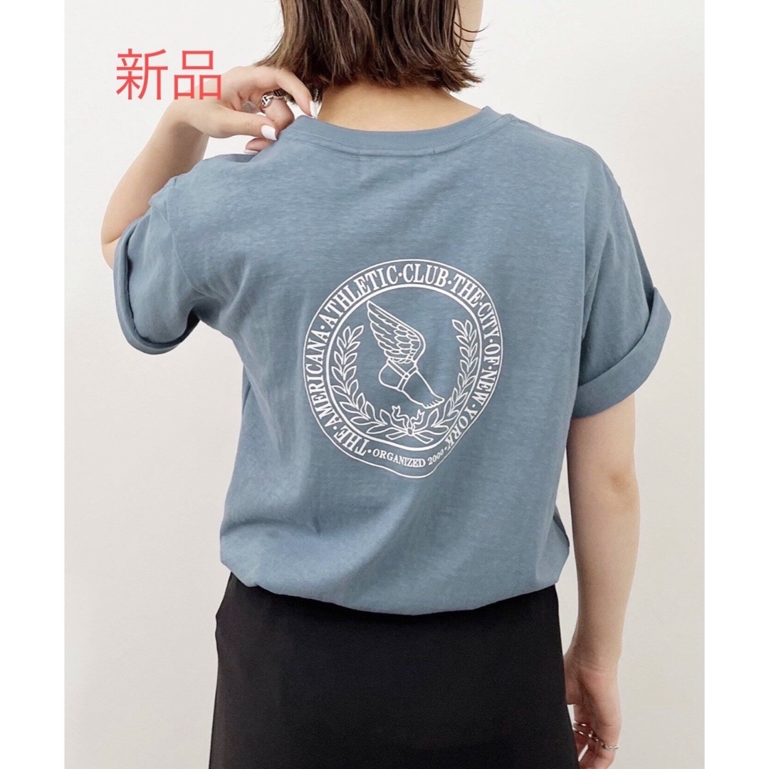 L'Appartement DEUXIEME CLASSE(アパルトモンドゥーズィエムクラス)の【Americana/アメリカーナ】 ATHLETIC CLUB T-SH レディースのトップス(Tシャツ(半袖/袖なし))の商品写真