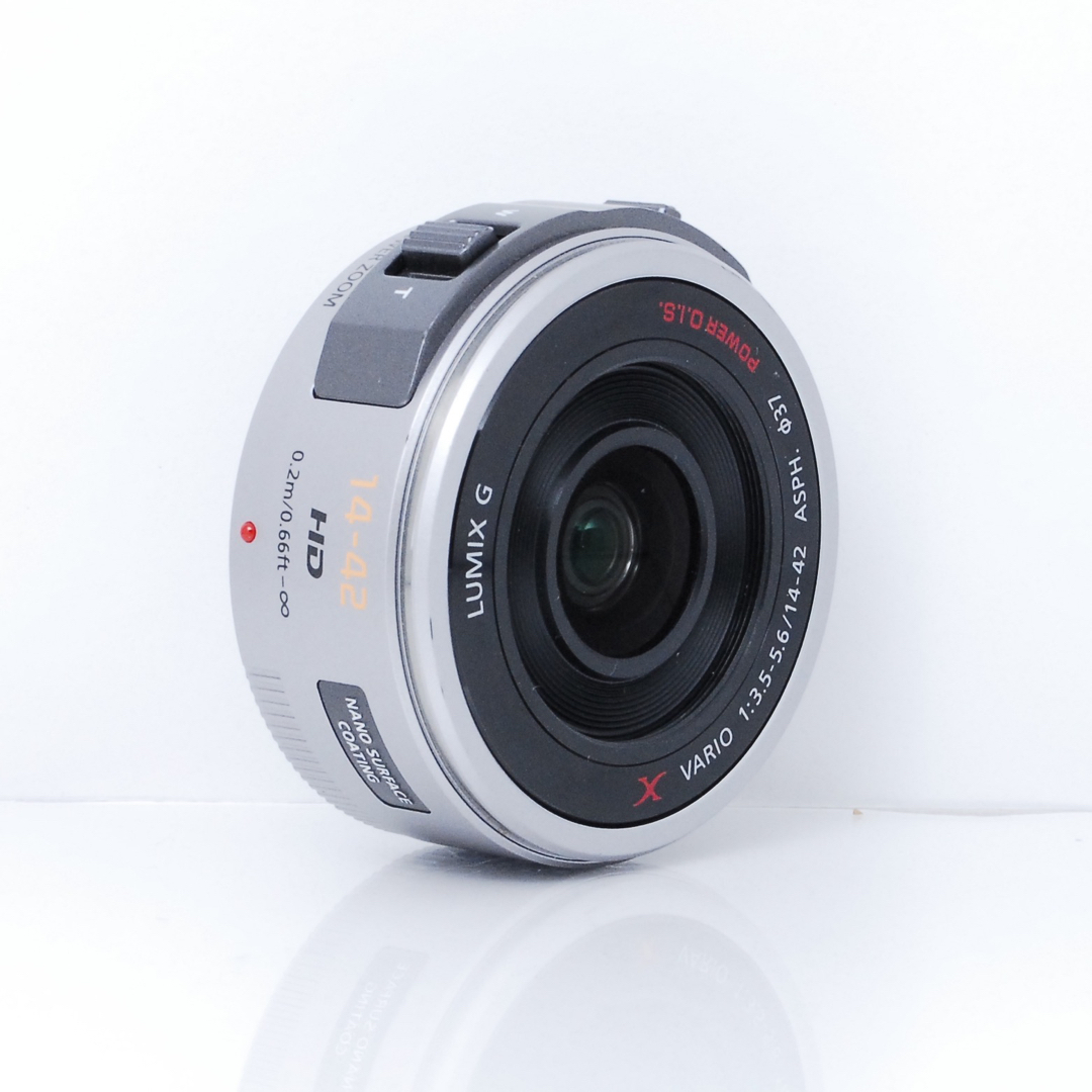 Panasonic(パナソニック)のパナソニック LUMIX GX VARIO PZ 14-42mm❤️小型軽量！ スマホ/家電/カメラのカメラ(レンズ(ズーム))の商品写真