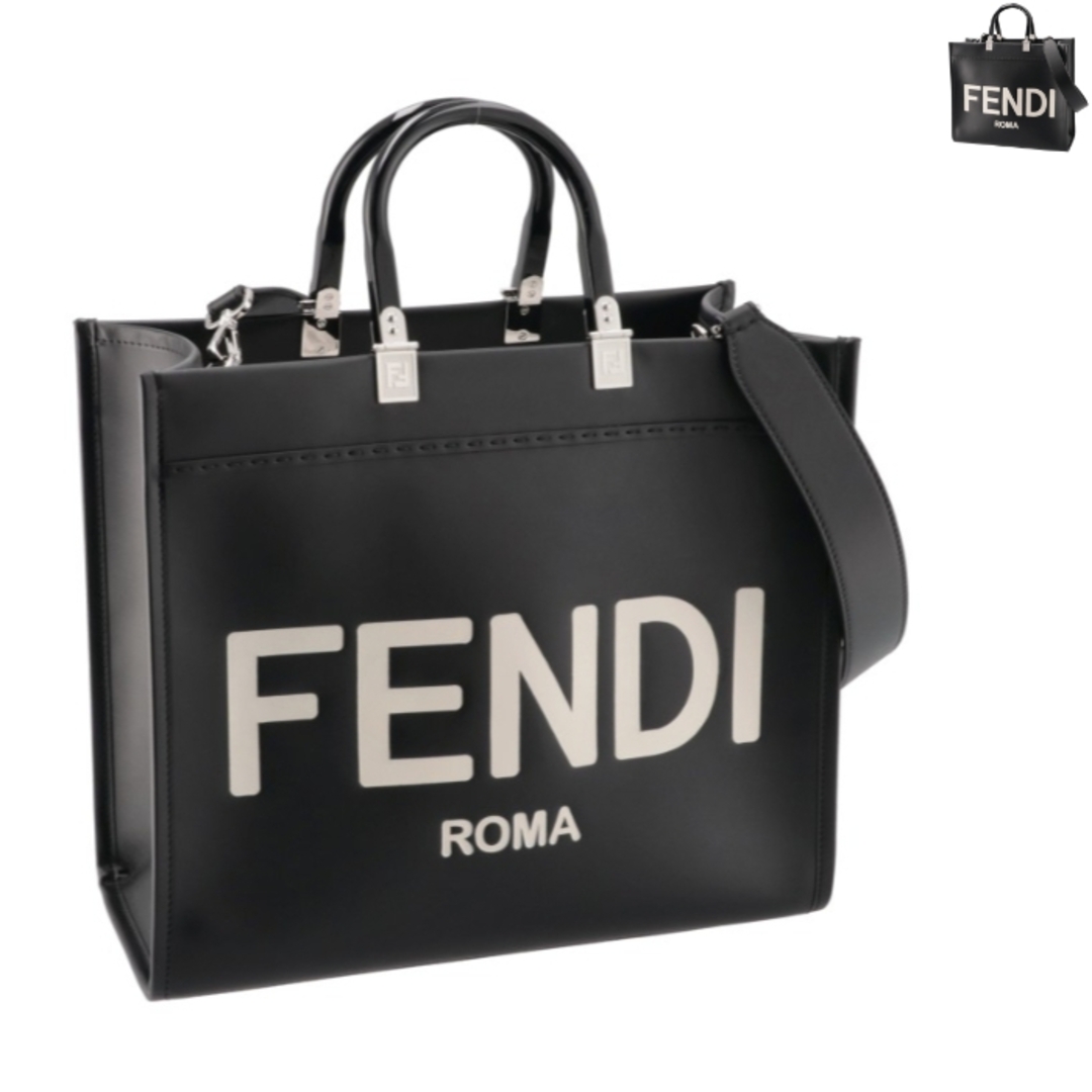 フェンディ FENDI トートバッグ サンシャイン ミディアム FENDI ROMA 8BH386 ABVL90cm重量