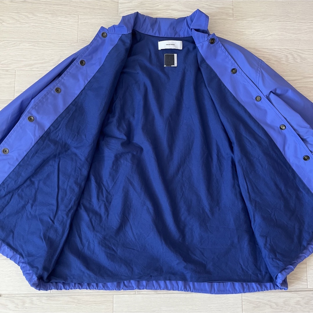 希少 FACETASM ファセッタズム リブコーチジャケット SIZE2 ブルー-
